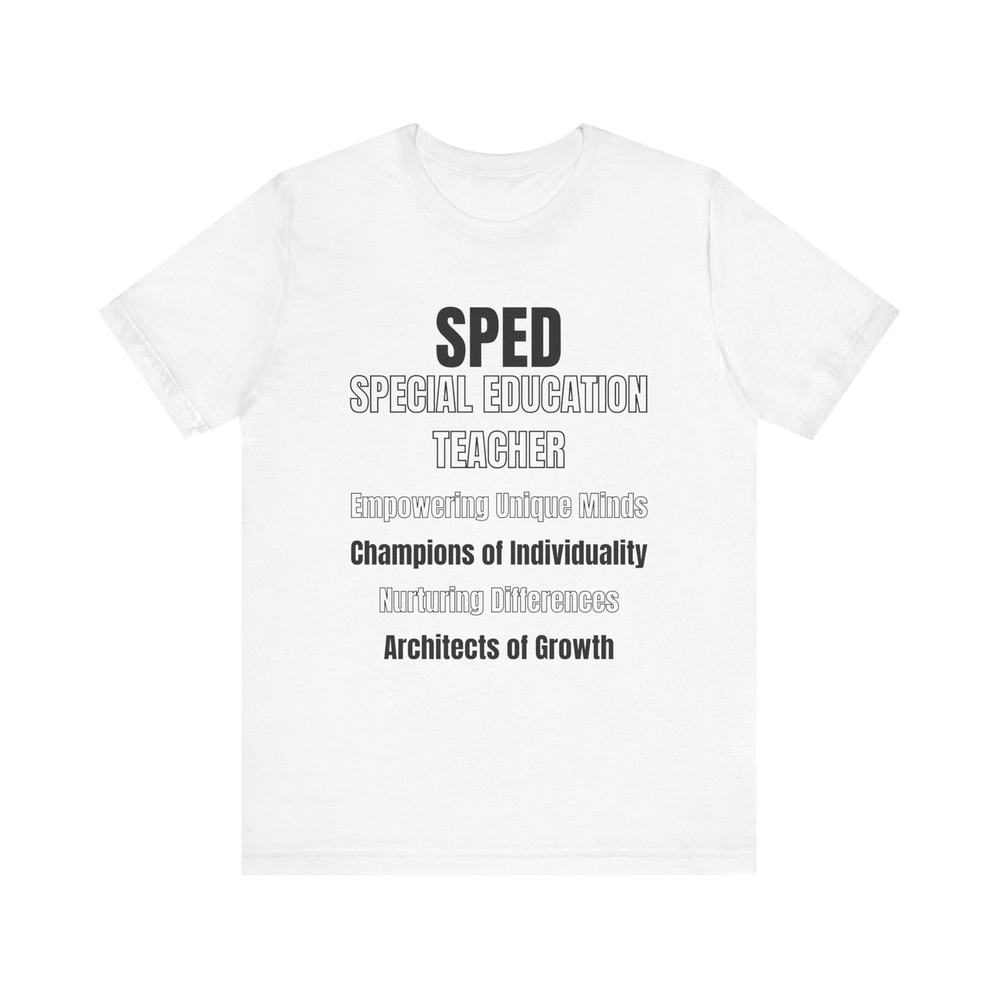 SPED Unisex Jersey Short Sleeve Tee
