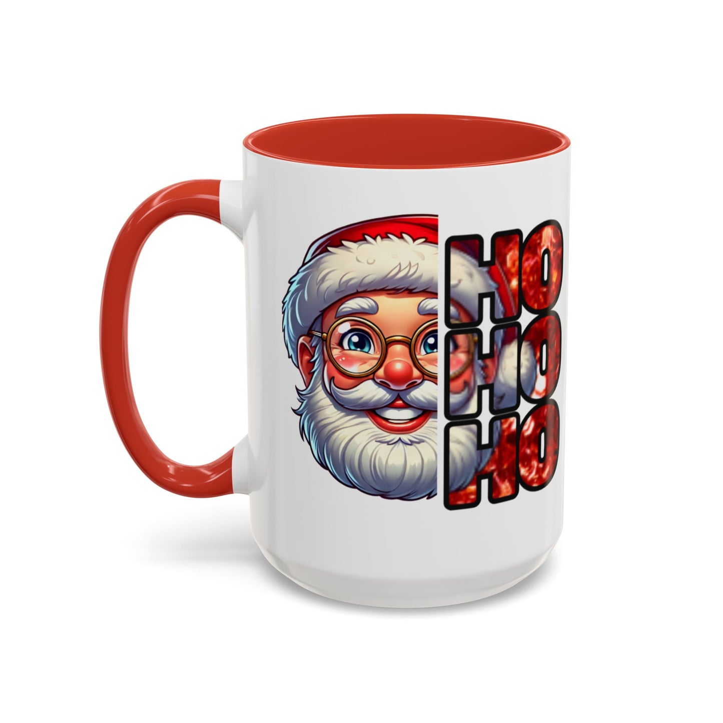 Ho, Ho, Ho Accent Coffee Mug (15oz)