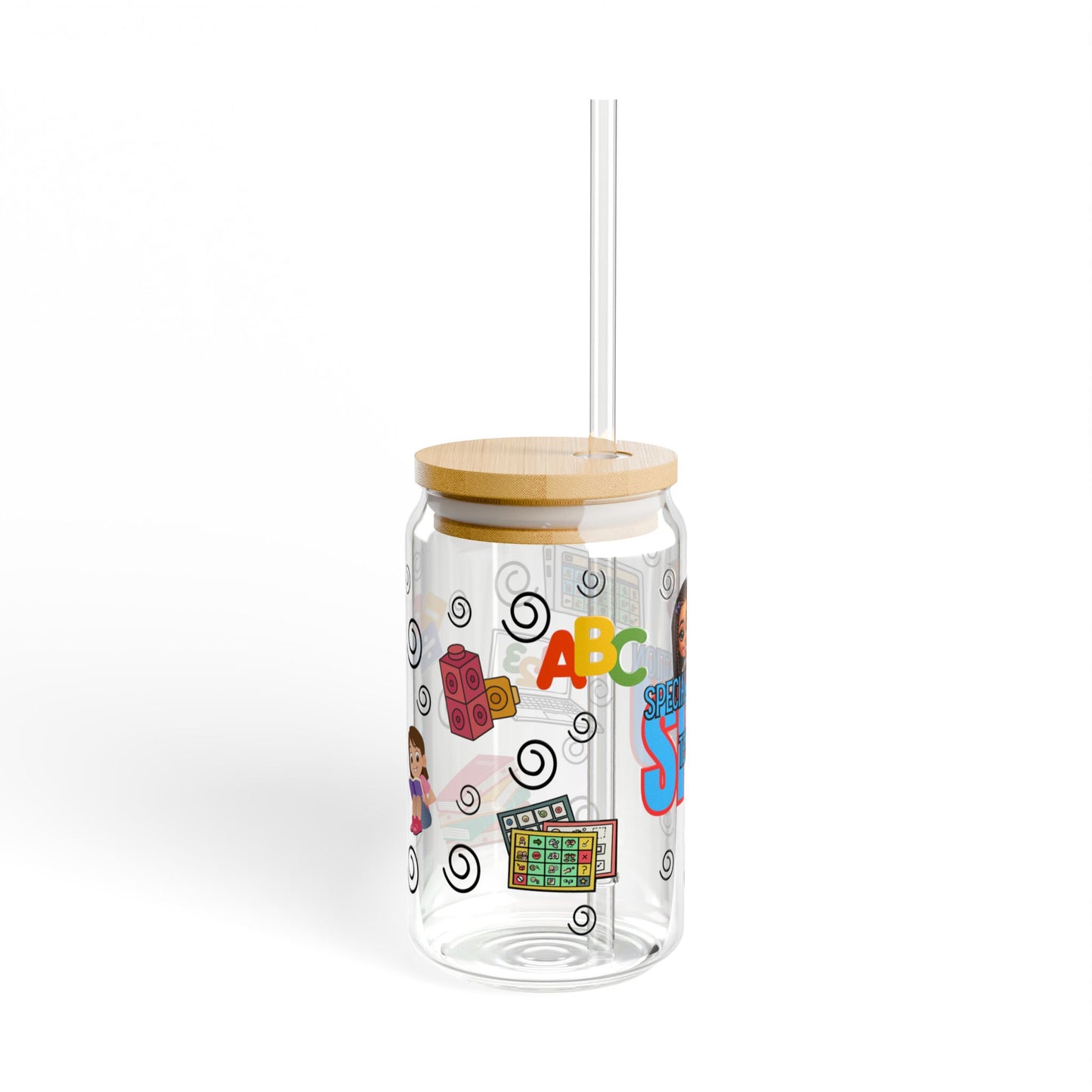 SPED "Tools of the Trade" 16oz Glass Tumbler