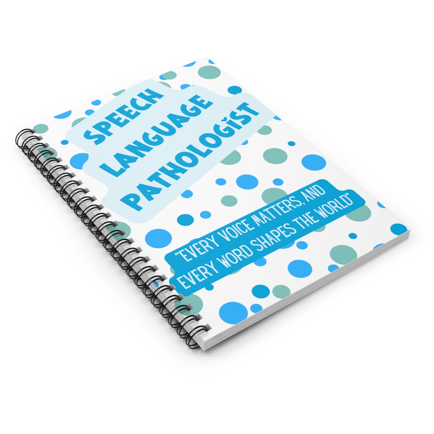 Speech Pathologist Spiral Notebook - Ruled Line