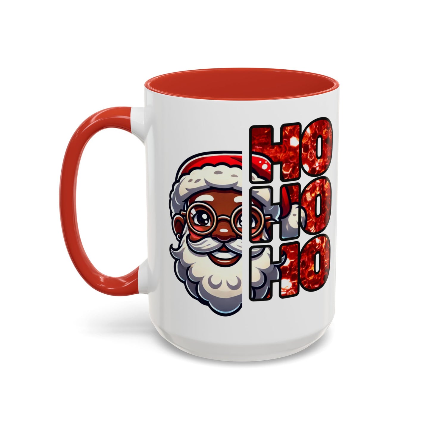 Ho, Ho, Ho Accent Coffee Mug (15oz)