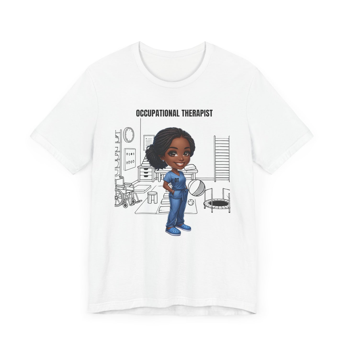 OT clinic, rehab ctr., etc. (BL, braids) Jersey Short Sleeve Tee