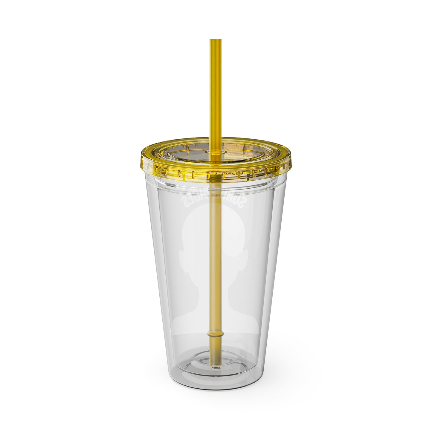 Soror Vibes b/g Sunsplash Tumbler with Straw, 16oz