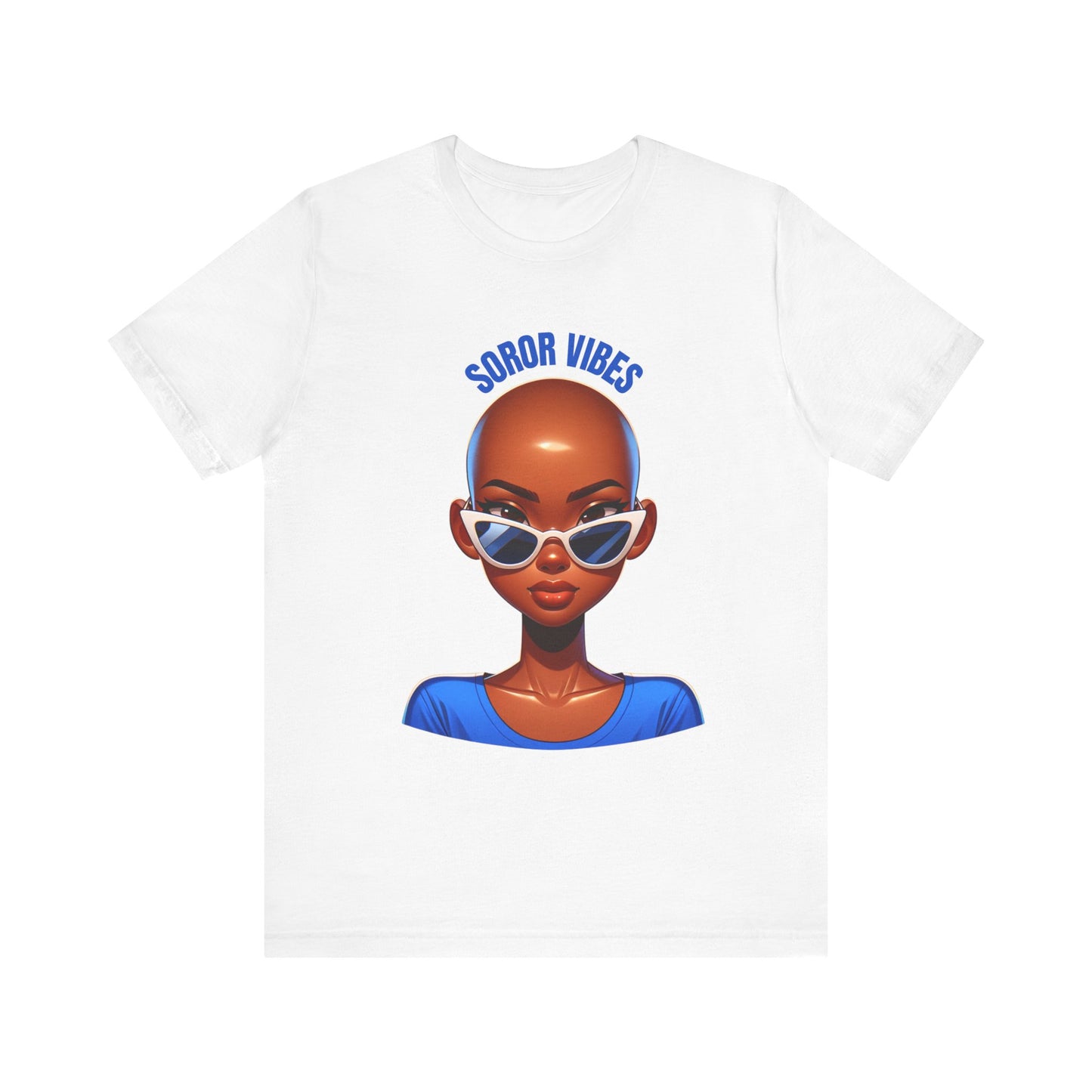 Soror Vibes b/w Jersey Short Sleeve Tee