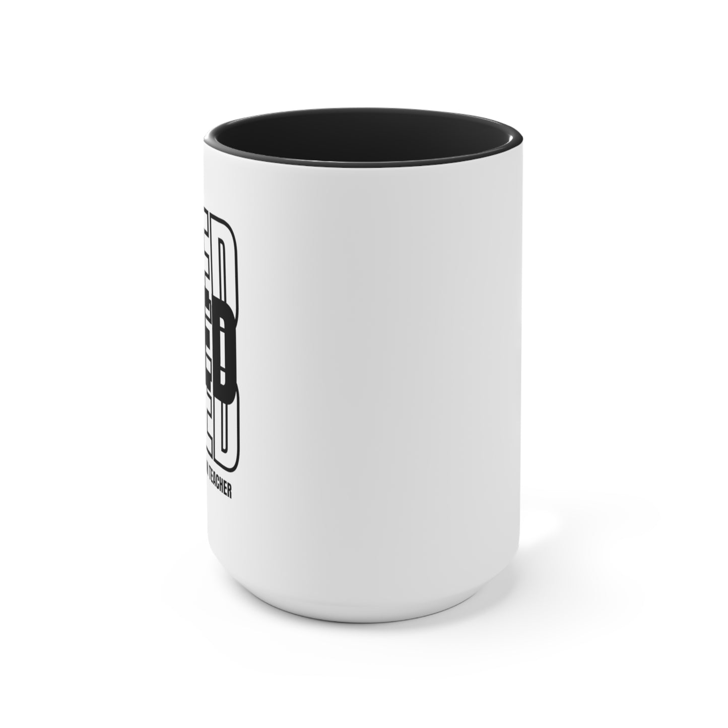 SPED "Triple Text" Accent Mugs