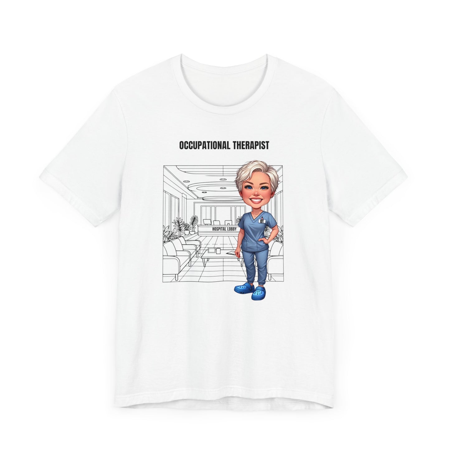 OT hospital, (pixie hairstyle) Jersey Short Sleeve Tee