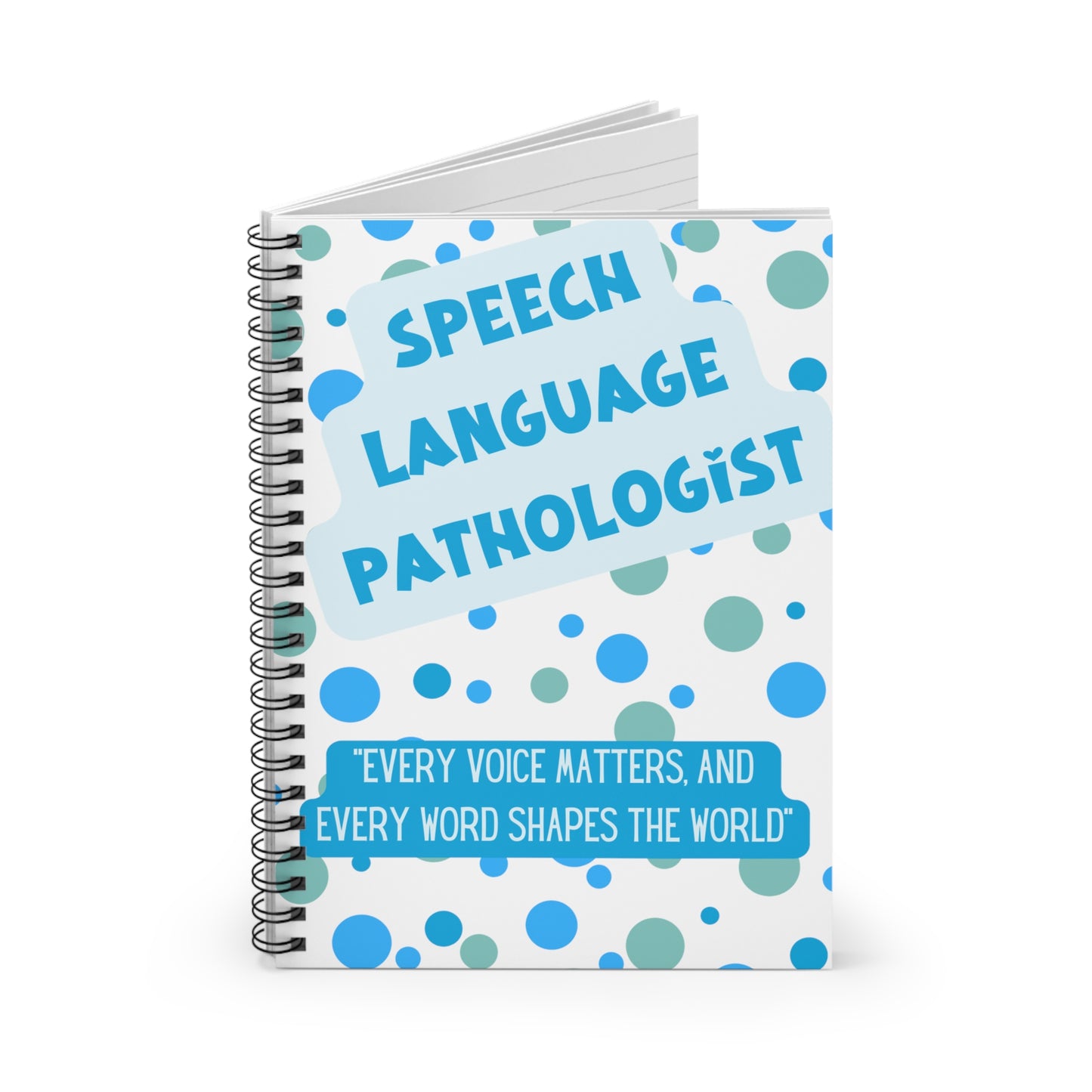 Speech Pathologist Spiral Notebook - Ruled Line