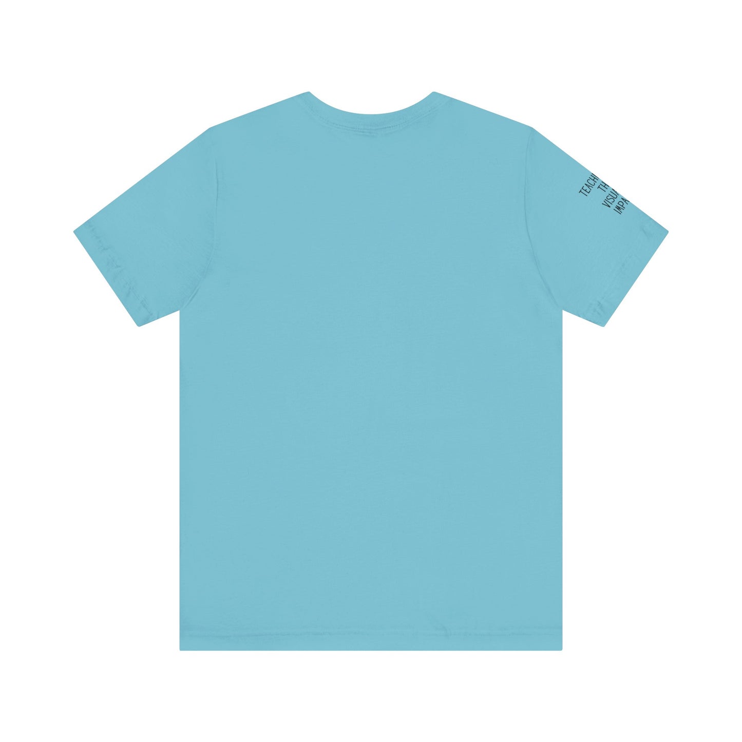 TVI (Teacher of the Hearing Impaired), "Letters" Jersey Short Sleeve Tee