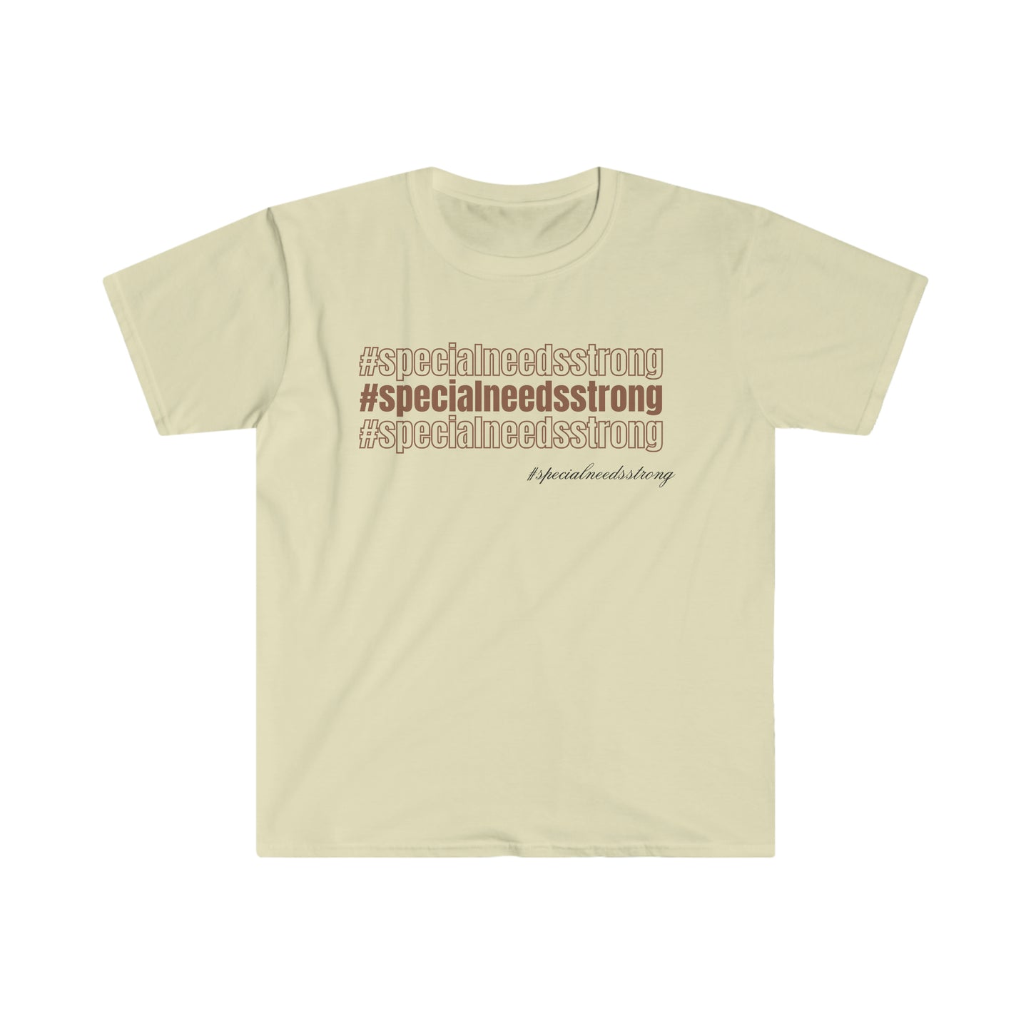 Triple Word Strong Unisex Soft Style T-Shirt