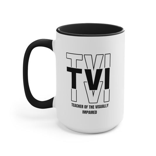 TVI "Triple Text" Accent Mugs