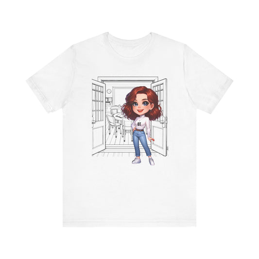 OT school, (auburn hair) Jersey Short Sleeve Tee