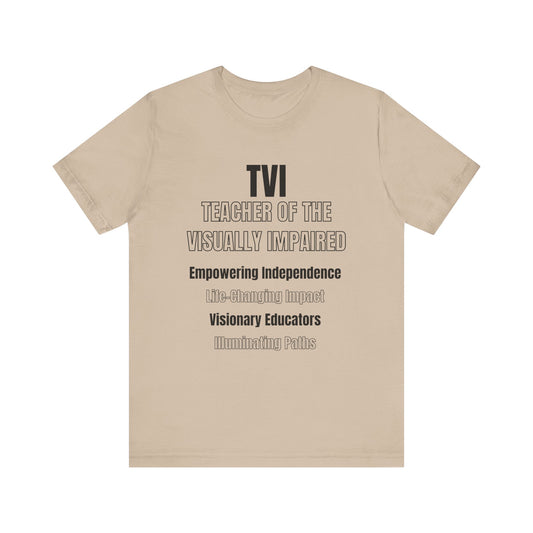 TVI Unisex Jersey Short Sleeve Tee