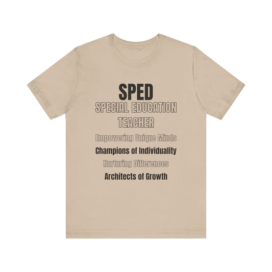 SPED Unisex Jersey Short Sleeve Tee