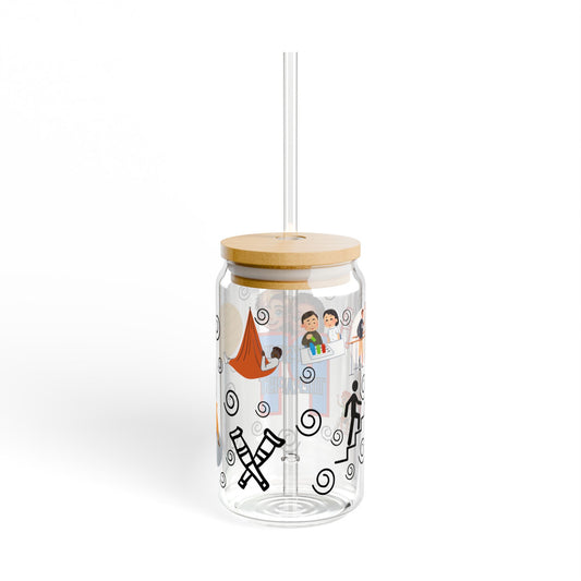 PT "Tools of the Trade" 16oz Glass Tumbler