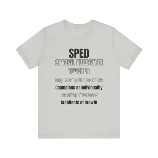 SPED Unisex Jersey Short Sleeve Tee